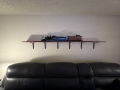 Accucraft C18 Coal fired with Bachmann spectrum long caboose with lights