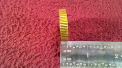 #8 LIONEL POST WARE REPRO 773-16 BRASS WORM WHEEL – AXLE GEAR
