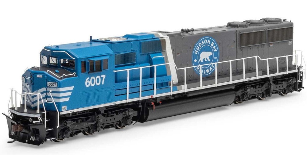 Athearn Genesis HO EMD SD60M ‘Tri-Clops’ Hudson Bay HBRY #6007 DCC/SN ATHG75647