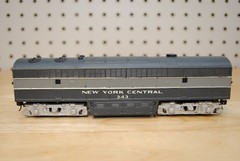 AHM NYC New York Central #343 C-Liner B-Unit Diesel Locomotive HO Custom