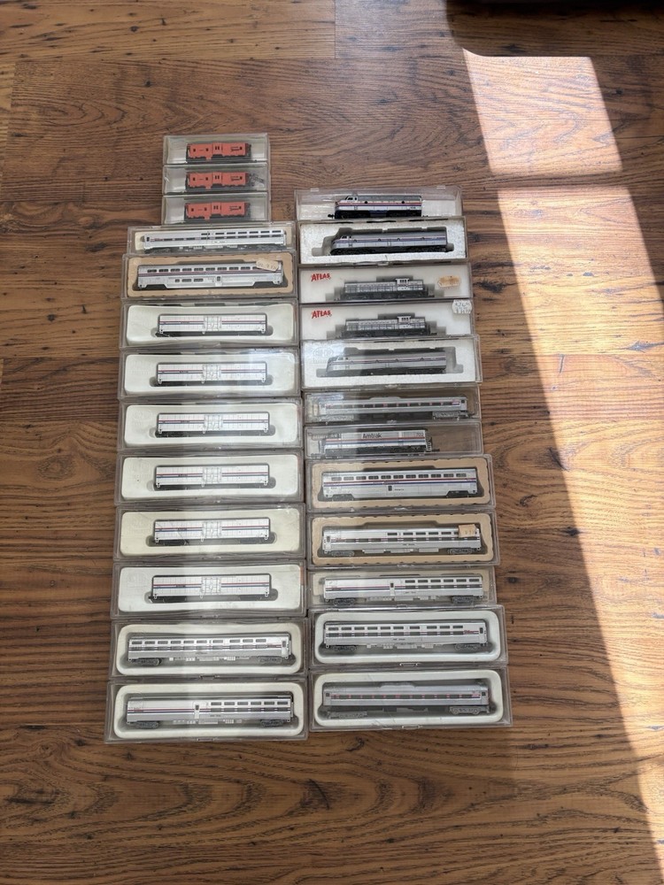 Con-Cor Atlas N Scale Limited Edition Locomotives Cars Amtrak