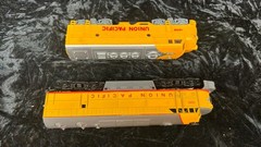 Lot 2 HO Locomotive/Loco 1041, 1206 Train, Union Pacific, BOTH WORK GREAT, lot M