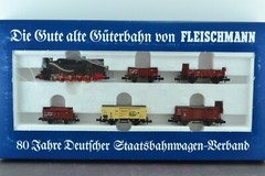 Fleischmann 7886 Prussian Steam Locomotive Freight Train Set N Scale