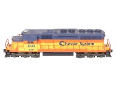 Lionel 6-18201 O Gauge C&O Chessie SD-40 Diesel Locomotive W/ Horn #8201