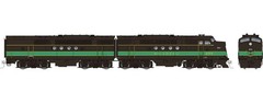 Rapido ~ HO Scale ~ EMD FT A+B ~ Reading #258A + 258B ~ DCC Sound ~ 053532