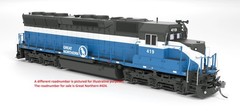 Broadway Limited HO 9803 Great Northern Railway #424 EMD SD45 Diesel Locomotive