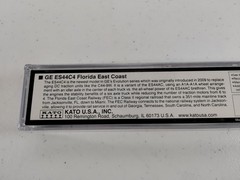 DC KATO 176-8946 N Scale GE ES44C4, Florida East Coast FEC #801 Locomotive