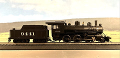 Bachmann HO Alco 2-6-0 Mogul A.T. & S.F. Steam Locomotive w/Sound & DCC #9441