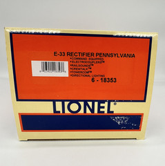 NEW LIONEL 6-18353 E-33 RECTIFIER PENNSYLVANIA LOCOMOTIVE #4403 COMMAND TMCC