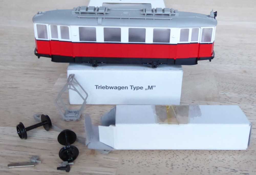 Halling H0 Vienna Tram Type M Railcar Dummy No Motor, Tramway