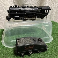 Marx Train 1666 Locomotive Engine ALLSTATE WEDGE TENDER tested works O Gauge O27
