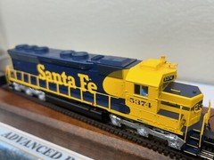 SANTA FE – ATSF SD45 LOCO DCC /TSUNAMI SOUND – BLUE WARBONNET HO Scale NEW OOP