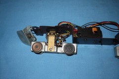 American Flyer Alco Dual Motor Chassis/Frame w/Pul-mor Wheels. Runs well