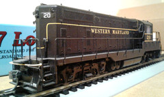 HO SCALE LIFE LIKE PROTO 2000 EMD GP7 WESTERN MARYLAND WM #20 23597