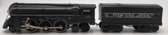Lionel 221 Vintage O NYC Dreyfuss Black 2-6-4 Steam Locomotive & 221-T Tender