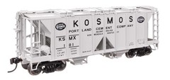 49721 Walthers HO ACF 1958 Cu Ft Covered Hopper Kosmos Cement KSMX #105