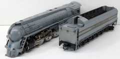 Westside New York Central 5453 O Scale Brass Dreyfus Steam Locomotive and Tender