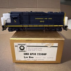 Oriental Limited HO Scale Brass EMD GP30 2250HP Low Hood Diesel Phase 1 C&O