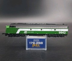 Kato 176-268 N Scale E8/9-A Burlington Northern #9943 Diesel Locomotive LN