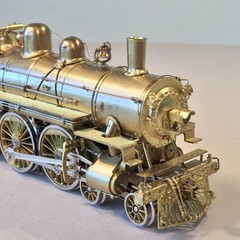 HO BRASS 4-4-2, C&NW ‘D’ Class by OMI – 1468, Slated Cylinders, Super Detailed