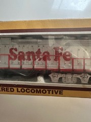Vintage Life-Like Santa Fe UNPOWERED Locomotive HO Scale Unused