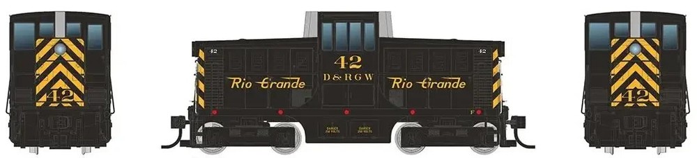 RAPIDO HO GE 44 TONNER DCC/SOUND D&RGW [BLACK & YELLOW SCHEME] #40 PN 48512