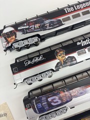 Bachmann Hawthorne Village NASCAR Dale Earnhardt Sr. Train Set Long Size Carts