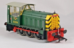 Heljan 2501 Class 05 Hunslet Shunter D2578 BR Green Wasp Stripe As Preserved DCC