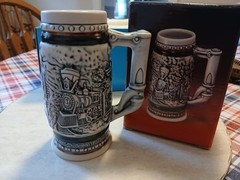 Bachman Ho scale Prussia no box,Avon Train Beer Stein, Large Train Whistle