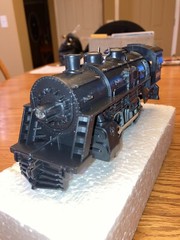 LIONEL 8704 Steam Locomotive Runs Great on AC or DC Power watch video