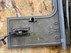 Marklin Prewar railroad set (transformer, crate, tracks, bumpers)