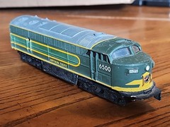 Vintage HO Scale AHM Tempo Northern Pacific 6500 Yugoslavia USED RARE