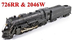 Lionel PW 726RR & 2046W Tender /8/ 1952