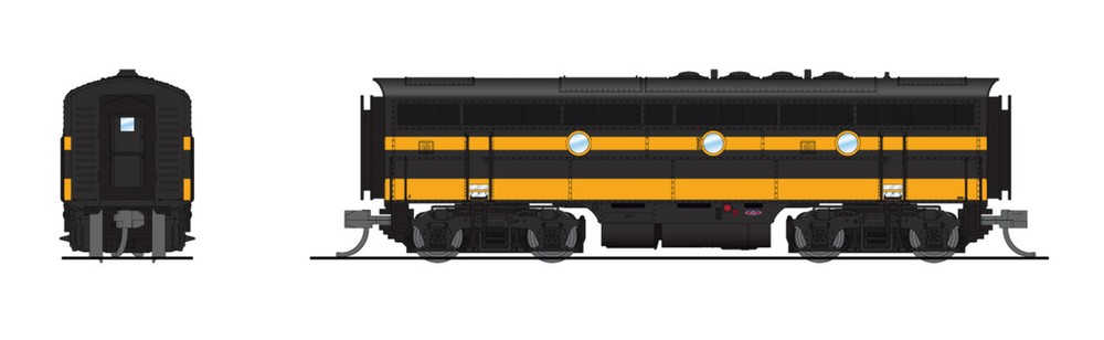 Broadway Limited 7731 N SLSF EMD F3B Black & Yellow Diesel Locomotive DCC/S 5101