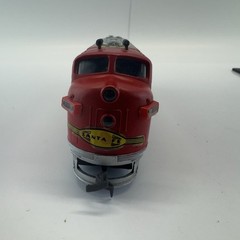VINTAGE PLAYART HO SCALE SANTA FE DIESEL LOCOMOTIVE MADE IN HONG KONG untested