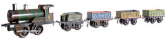 Vintage 1915-1920 Bing 0-Gauge Clockwork Early Freight Set