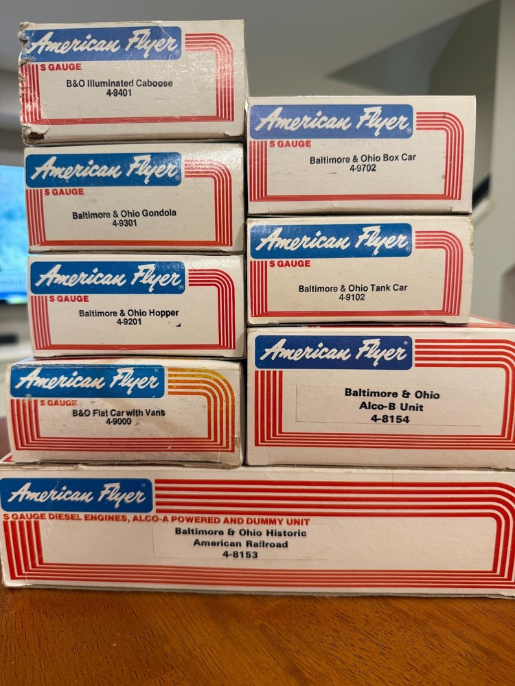 American Flyer 1981 HAR#1 Baltimore and Ohio Diesel Freight Set