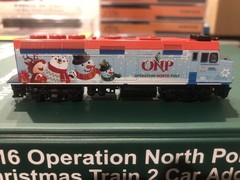 Karo 106-2016 N scale Operation North Pole Metra F40PH bilevel 4-unit set