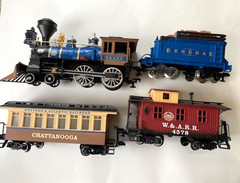 New Bright Civil War Era W&ARR Chattanooga ELECTRIC Train Set – TESTED – READ!!