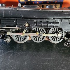 Lionel 2065 Vintage O Gauge 4-6-4 Small Hudson Steam Locomotive & 2046W XS131