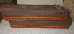 LIONEL #2363 POSTWAR #2363 ORIGINAL F3 A& B UNIT BODIES
