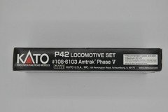 N Scale KATO 106-6103 AMTRAK P42 Locomotive Set #123 & 134 Phase V EX