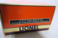 Lionel 6-28098, NYC 4-6-0 Ten Wheeler Steam Engine