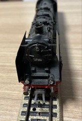 HO gauge steam locomotive 3082 with 4T334 coal car