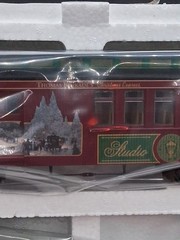 Thomas Kinkade Christmas Express Hawthorne Village Studio Car New In Open Box