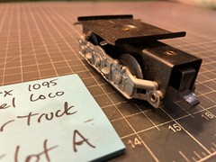 Marx Train 1095 Santa Fe E7 EMD DUMMY Diesel Locomotive TRUCK WHEEL PART LOT A