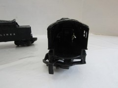 VINTAGE TRAIN ENGINE Lionel Postwar #2025 locomotive & tender CAST METAL
