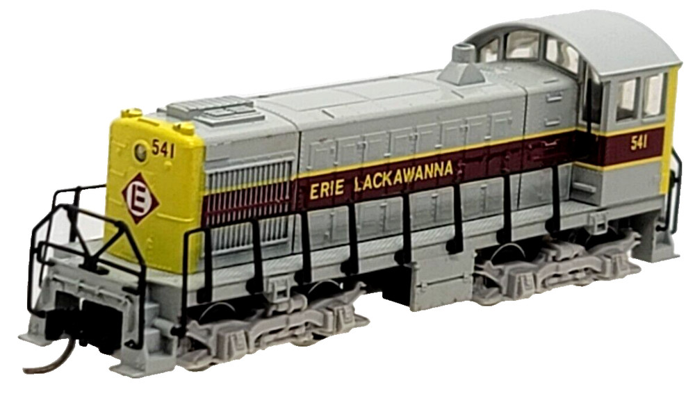 N 9mm Arnold 5072 Alco S-2 Diesel locomotive Erie Lackawanna #541 (Tested)