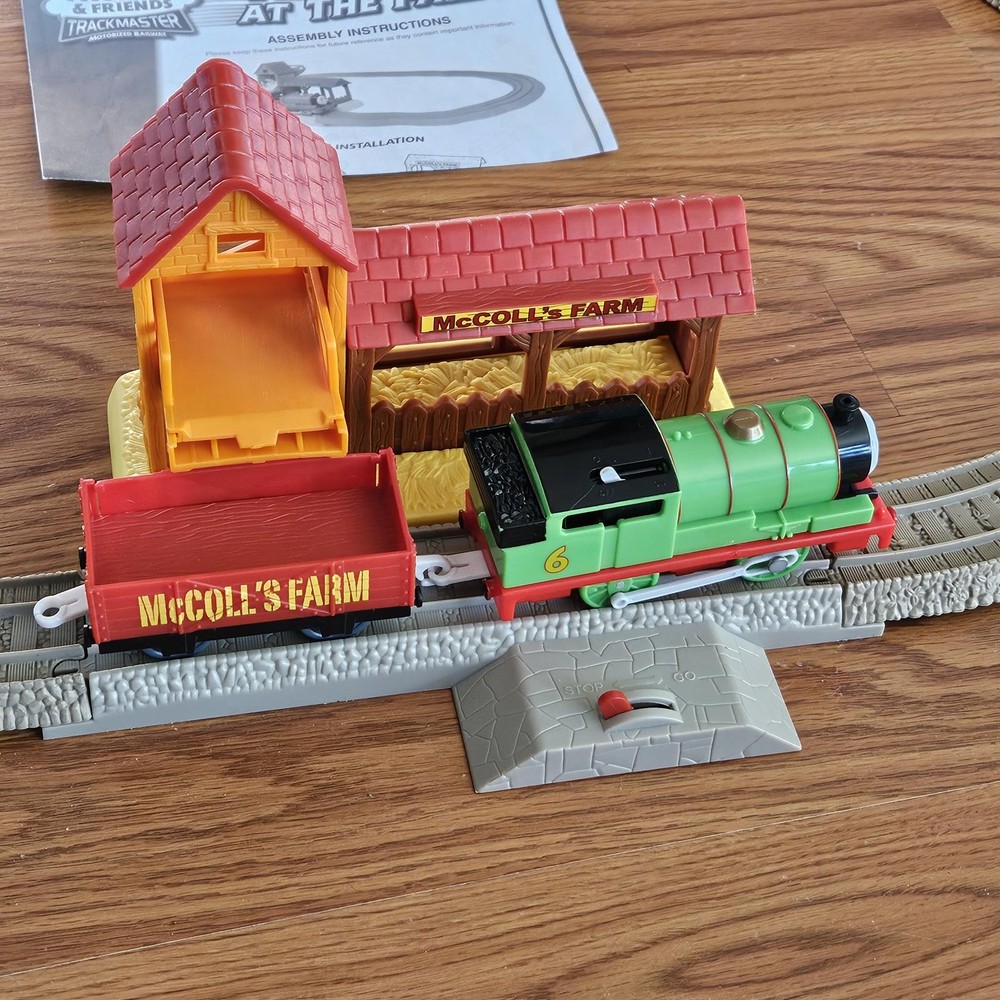Thomas the Tank Engine Farm Percy McColl Green Train Full Track Station Freight