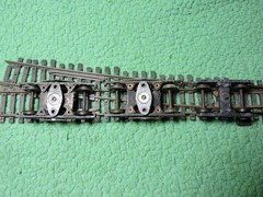2) HO Vintage 6 Wheel Button TRUCKS Plus One- PARTS